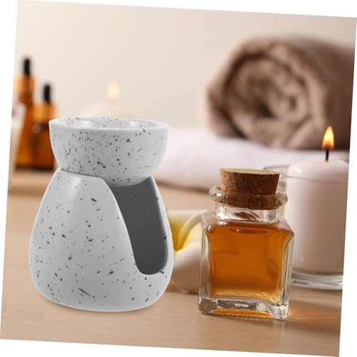 ABOOFAN Essential Oil Diffuser Ceramic Candle Holder Aromatherapy Warmer