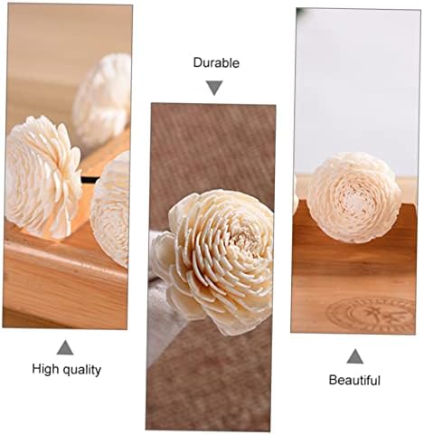 3pcs Dried Flower Diffuser Sticks for Home Aromatherapy Decor