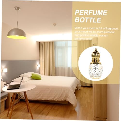 PRETYZOOM Refillable Perfume Bottle with Elegant Crown Cap