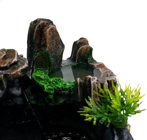 Indoor Waterfall Bonsai with LED Light and Atomizer
