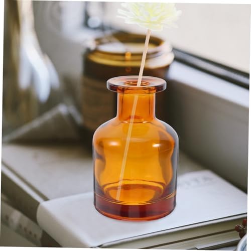 2pcs Cylindrical Essential Oil Diffuser Jars Reusable Fragrance Bottles for Home Office Car