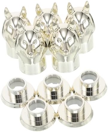 5pcs Fox Perfume Bottle Closures for DIY Projects Replacement