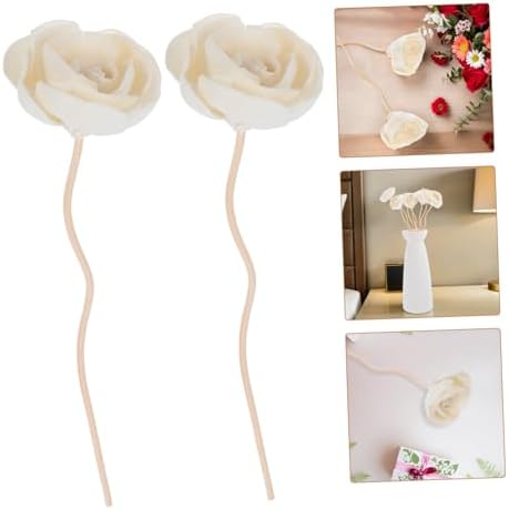 ABOOFAN 8pcs Flower Rattan Diffuser Sticks for Home Aroma