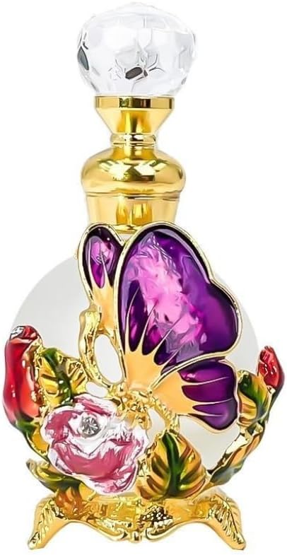25ml Perfume Bottle with Antique Butterfly Design