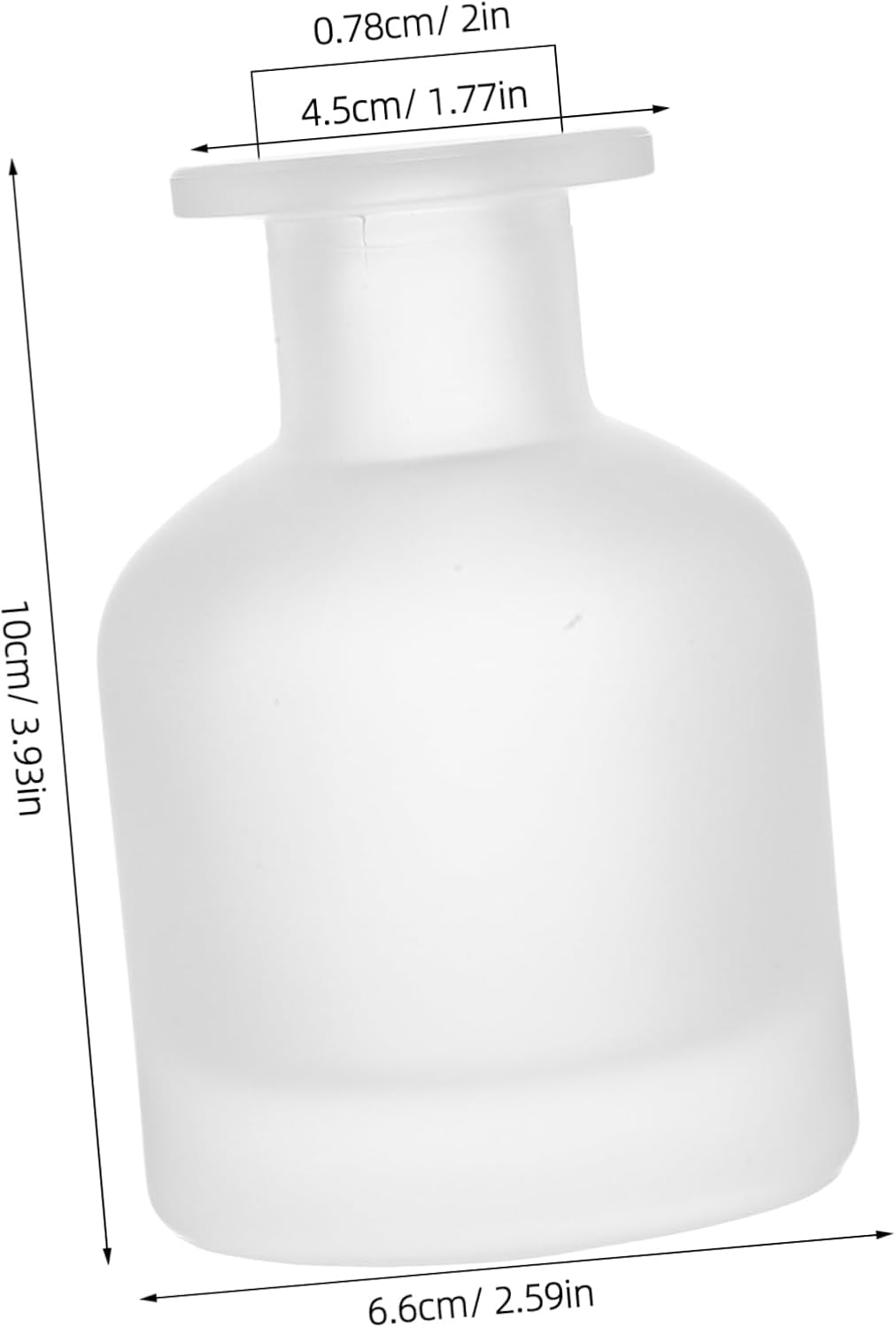 NOLITOY 2pcs Essential Oil Diffuser Glass Bottles
