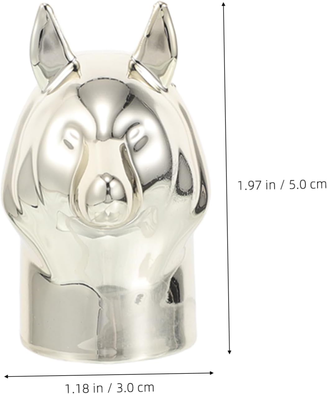5pcs Fox Perfume Bottle Closures for DIY Projects Replacement
