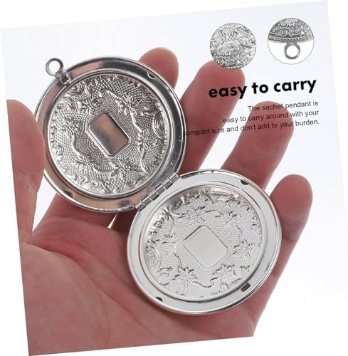 RORPOIR Aromatherapy Diffuser Pendant Brass Case Openable Vintage Style