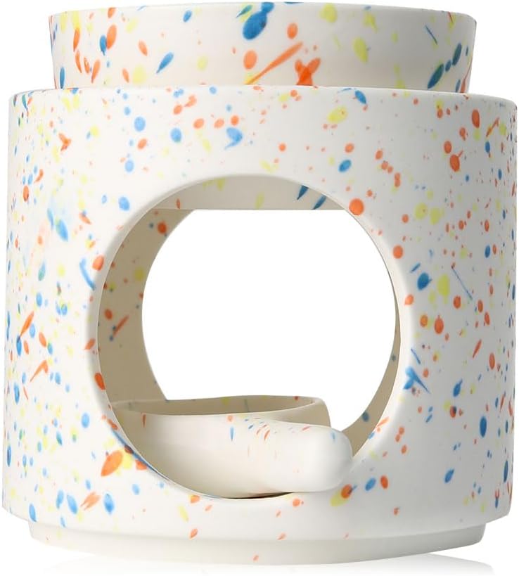 Ceramic Fragrance Lamp with Tea Light Holder Multicolor
