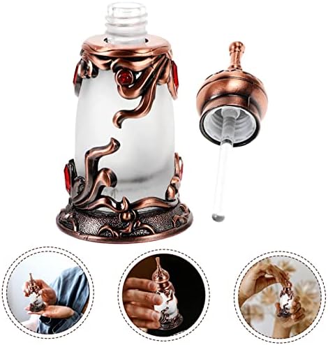 VICASKY Vintage Perfume Bottle Refillable Decor for Essential Oils