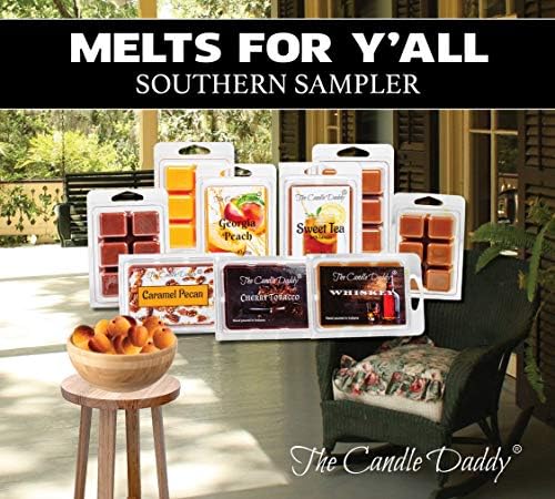 The Candle Daddy Southern Sampler 5 Scented Wax Melt Set - 30 Cubes 10 Ounces Perfect Gift