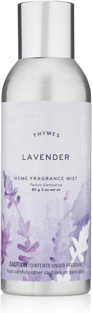 Thymes Lavender Fragrance Set with Mist and Candle