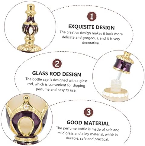 Elegant Aroma Diffuser Bottle with Crown Design