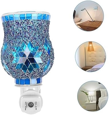 KALLORY Decorative Lamp Night Light Fragrance Diffuser Essential Oils