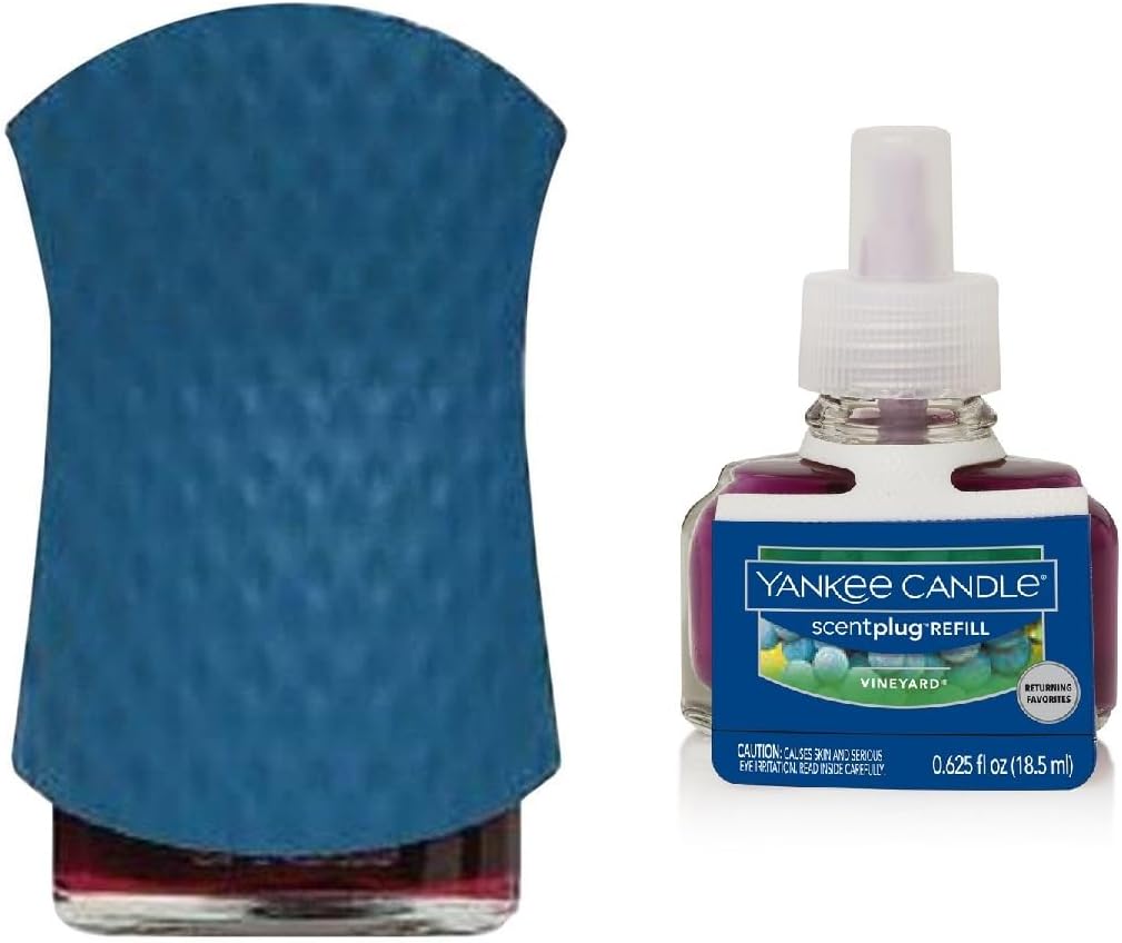Yankee Candle Blue Curves Diffuser Base with Electric Refill