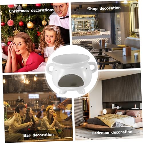 Cabilock Aroma Oil Burner Ceramic Candle Holder for Home Relaxation and Aromatherapy