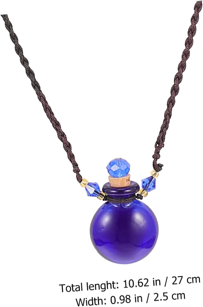 Decorative Perfume Bottle With Aroma Diffuser Necklace For Car And Home Use
