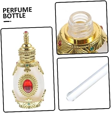 Exotic Style Refillable Perfume Bottle with Rhinestone Design