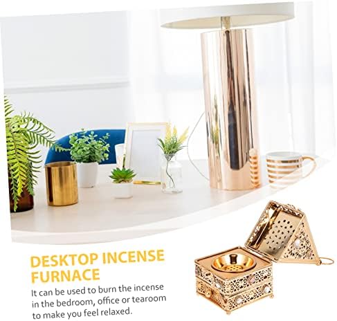 MAGICLULU Metal Incense Burner for Relaxation and Meditation