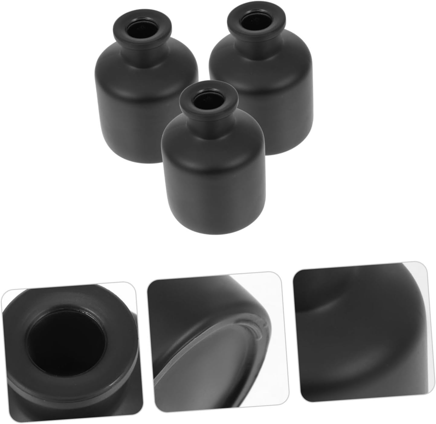 Cabilock 3pcs Frosted Aromatherapy Diffuser Bottles for Essential Oils