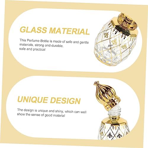 8ml Arabian Style Refillable Perfume Bottle with Floral Design
