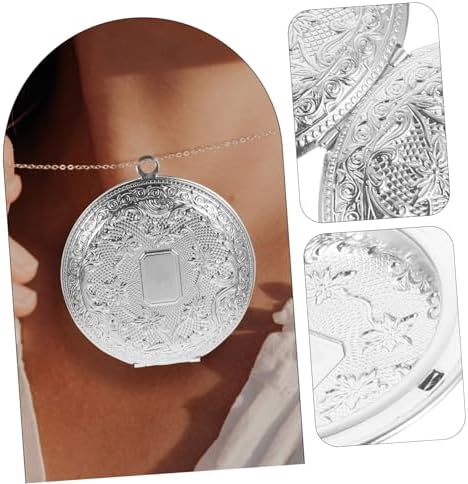 RORPOIR Aromatherapy Diffuser Pendant Brass Case Openable Vintage Style