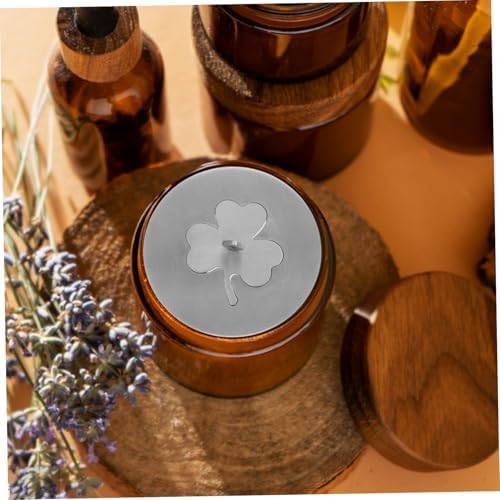 Elegant Aromatherapy Cap for Jar Candles with Windproof and Dustproof Stainless Steel Design