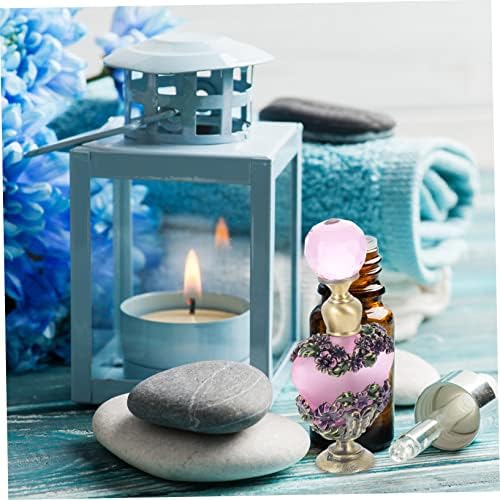 Chic Vintage Decorative Perfume Bottle 100ml Empty Essential Oil Container for Travel and Personal Use