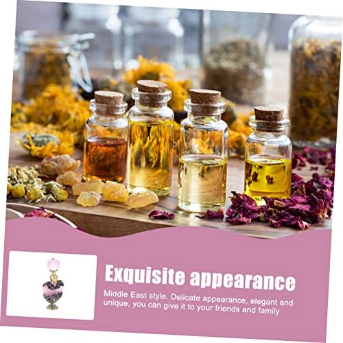 Chic Vintage Decorative Perfume Bottle 100ml Empty Essential Oil Container for Travel and Personal Use