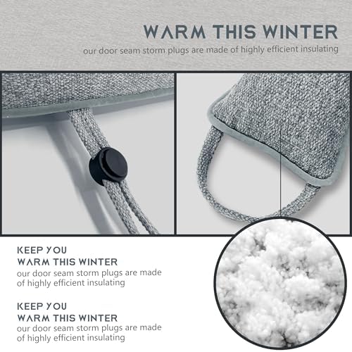 Johnear 36 Inch Under Door Draft Stopper for Cold and Noise Block