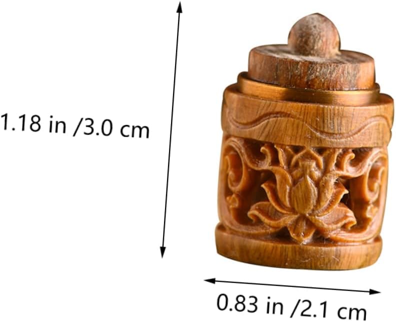 Wooden Diffuser Perfume Bottle Pendant DIY Keychain
