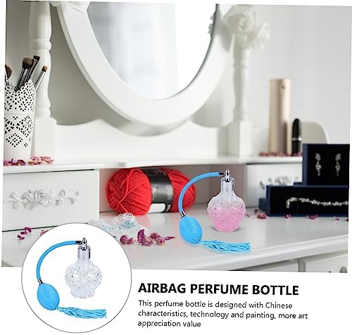 Refillable Glass Perfume Bottle with Long Spray Tassels