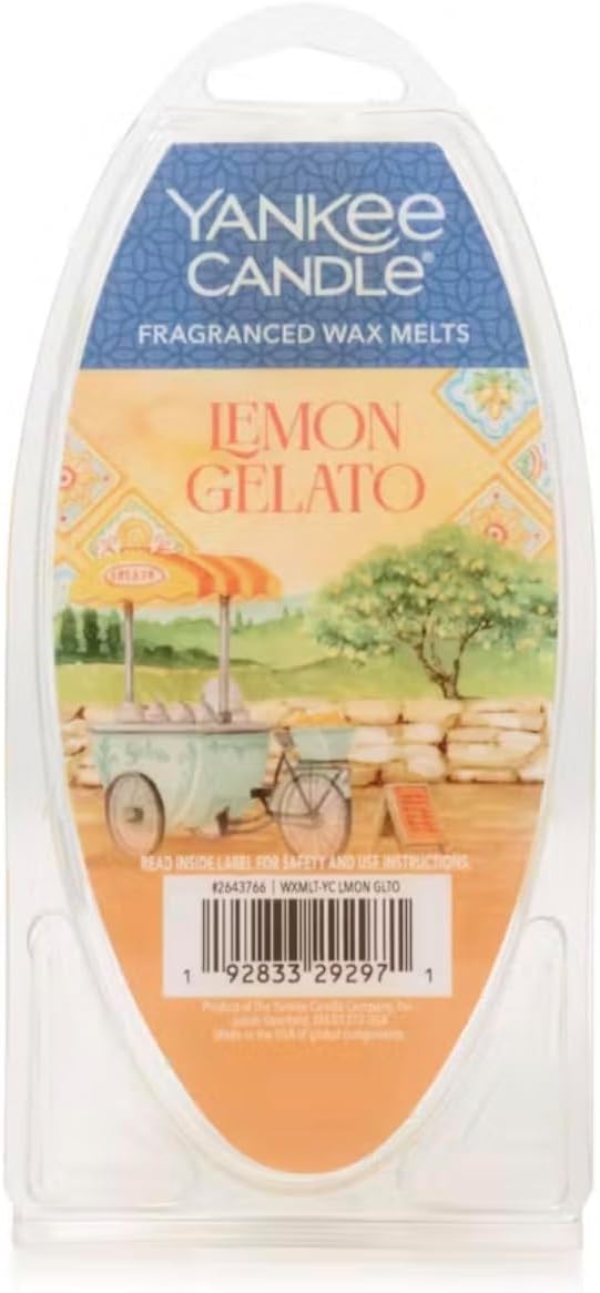 Yankee Candle Hello Italy Lemon Gelato 6 Pc Wax Melts
