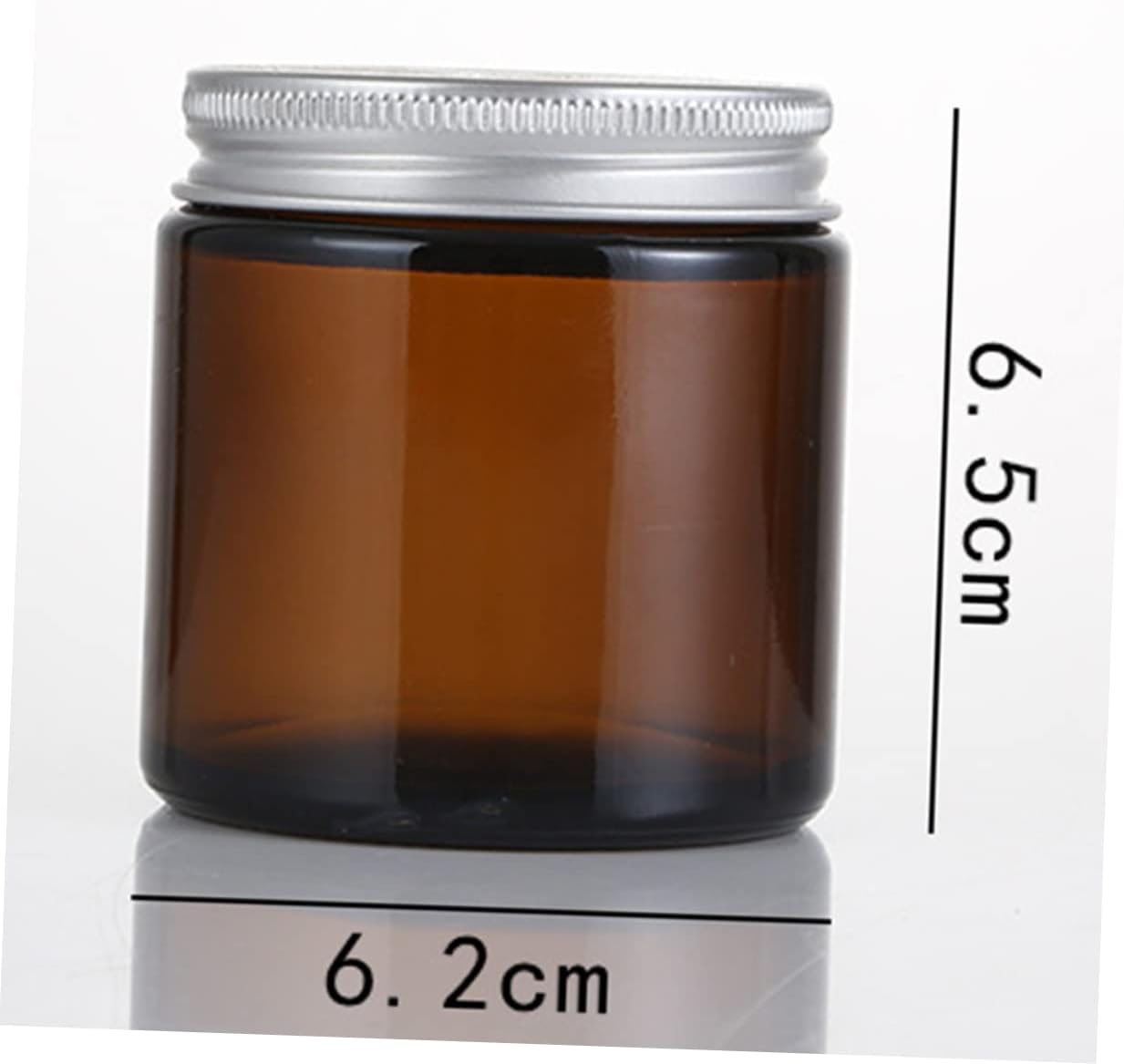Operitacx 10pcs Glass Scented Candle Containers with Cover Bottles