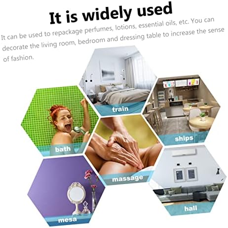 ABOOFAN Middle East Style Perfume Bottle with Elegant Crown Design for Travel and Home Use