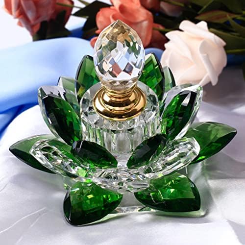 1pc Elegant Glass Perfume Bottle for Essential Oils and Travel