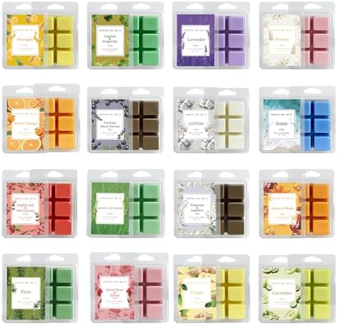BINYUAN Summer Scented Wax Melts Set of 16