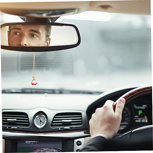 FAVOMOTO 5pcs Hanging Car Perfume Bottle Diffuser Decorative Pendant for Essential Oils Auto Home Use