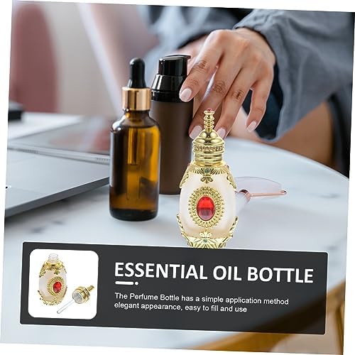 Exotic Style Refillable Perfume Bottle with Rhinestone Design