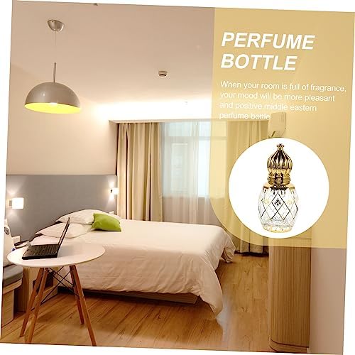 Happyyami Arab Style Perfume Bottle Decorative Essential Oil Storage