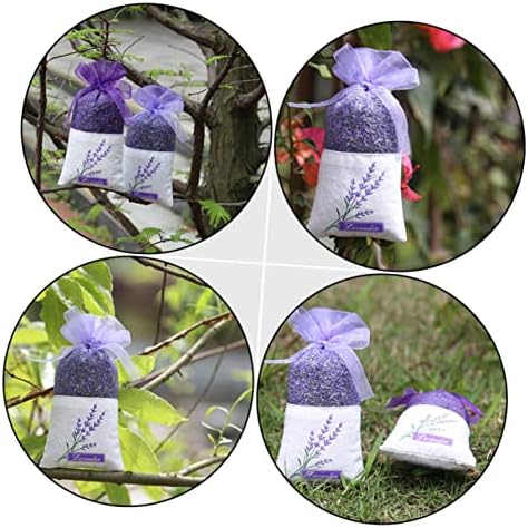 22Pcs Lavender Sachet Bags with Gauze Ribbons for Closet Freshness