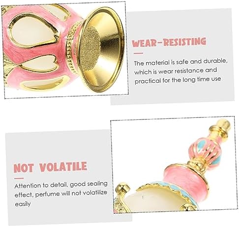 Elegant Vintage Arabian Perfume Bottle Travel Essential Oil Container