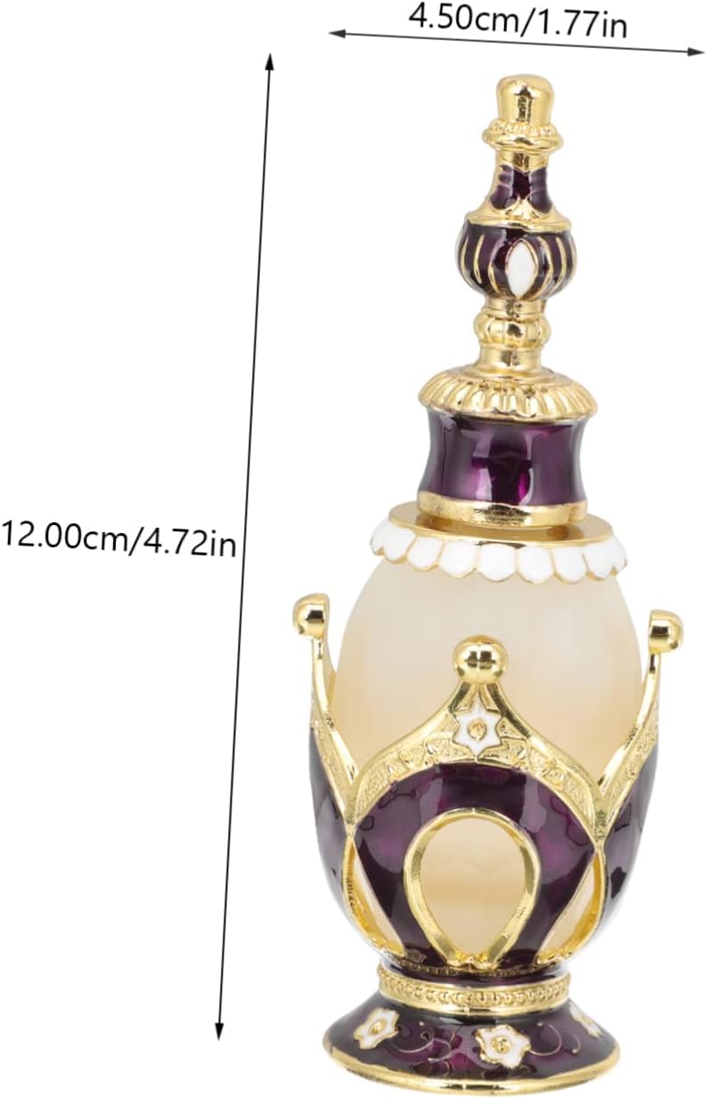 Elegant Aroma Diffuser Bottle with Crown Design