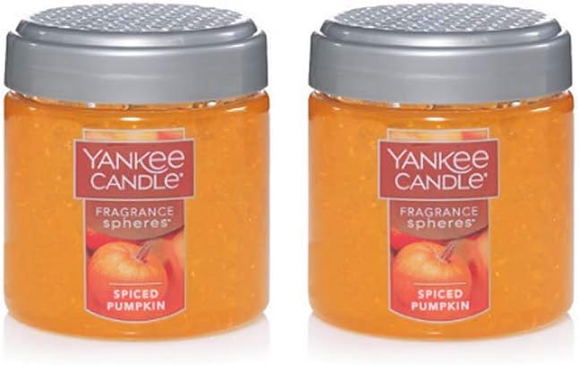 2 Pack Spiced Pumpkin Scent Beads for Home Fragrance