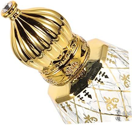 Mobestech Essential Oil Roller Empty Perfume Sample Travel-friendly Arabic Style Decor Bottle