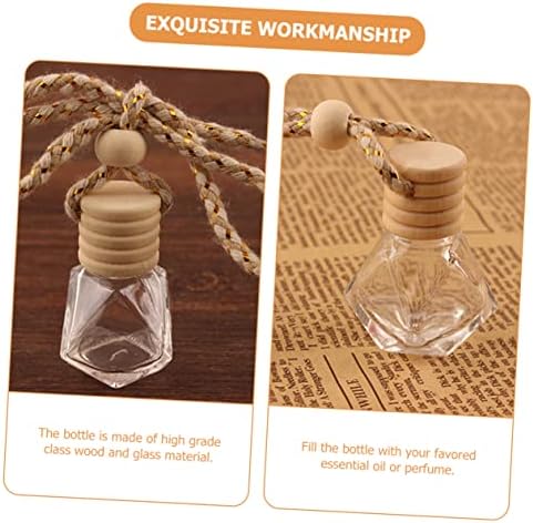 VOSAREA 10pcs Hanging Aroma Bottles for Car and Home