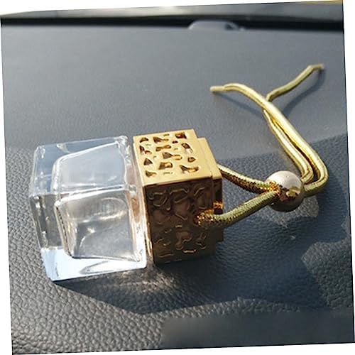 3Pcs Glass Perfume Bottle Pendant for Car Hanging Decoration