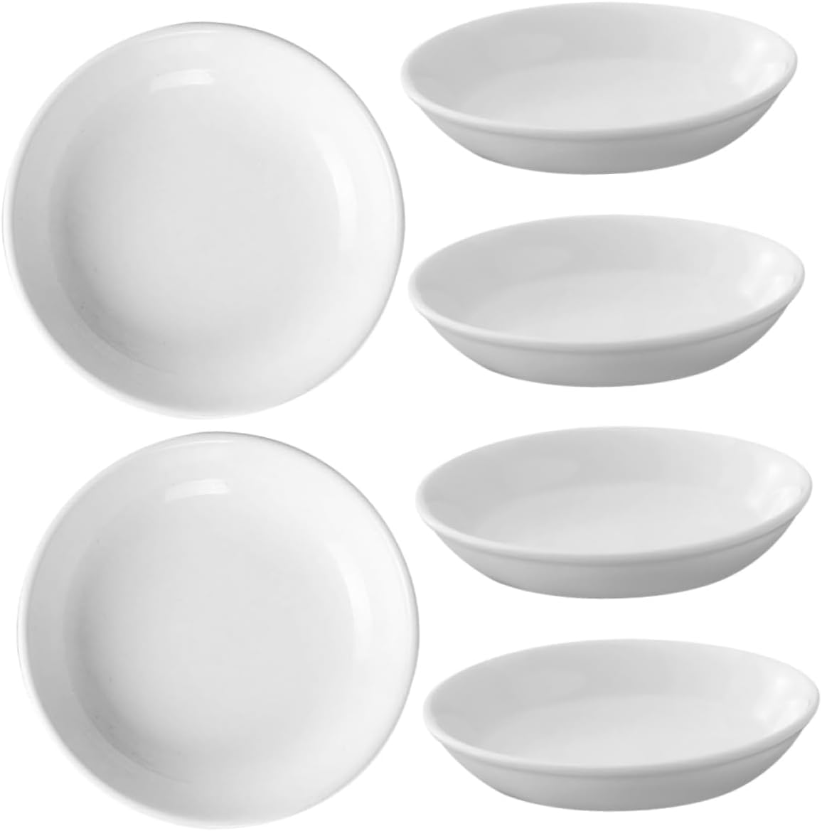 Happyyami 6pcs Ceramic Dish Replacement for Wax Warmers