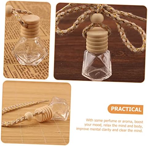 VOSAREA 10pcs Hanging Aroma Bottles for Car and Home