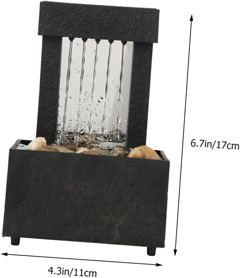 LIFKOME Mini Water Fountain for Home Office Decor