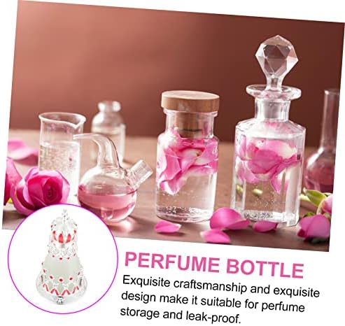 Luxshiny Vintage Arab Style Perfume Bottle Refillable Glass Dropper